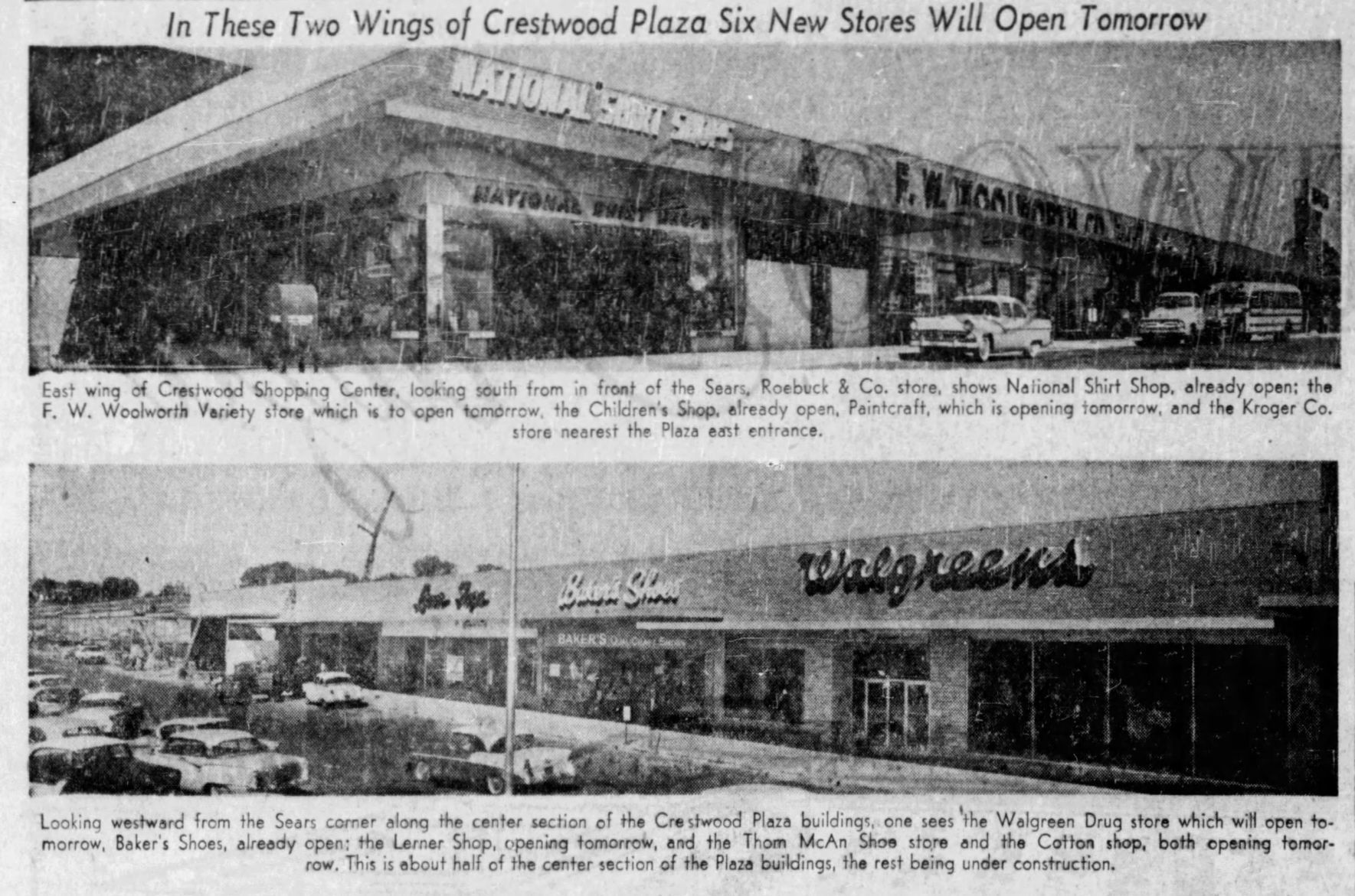May 15, 1957: Walgreens comes to Crestwood Plaza
